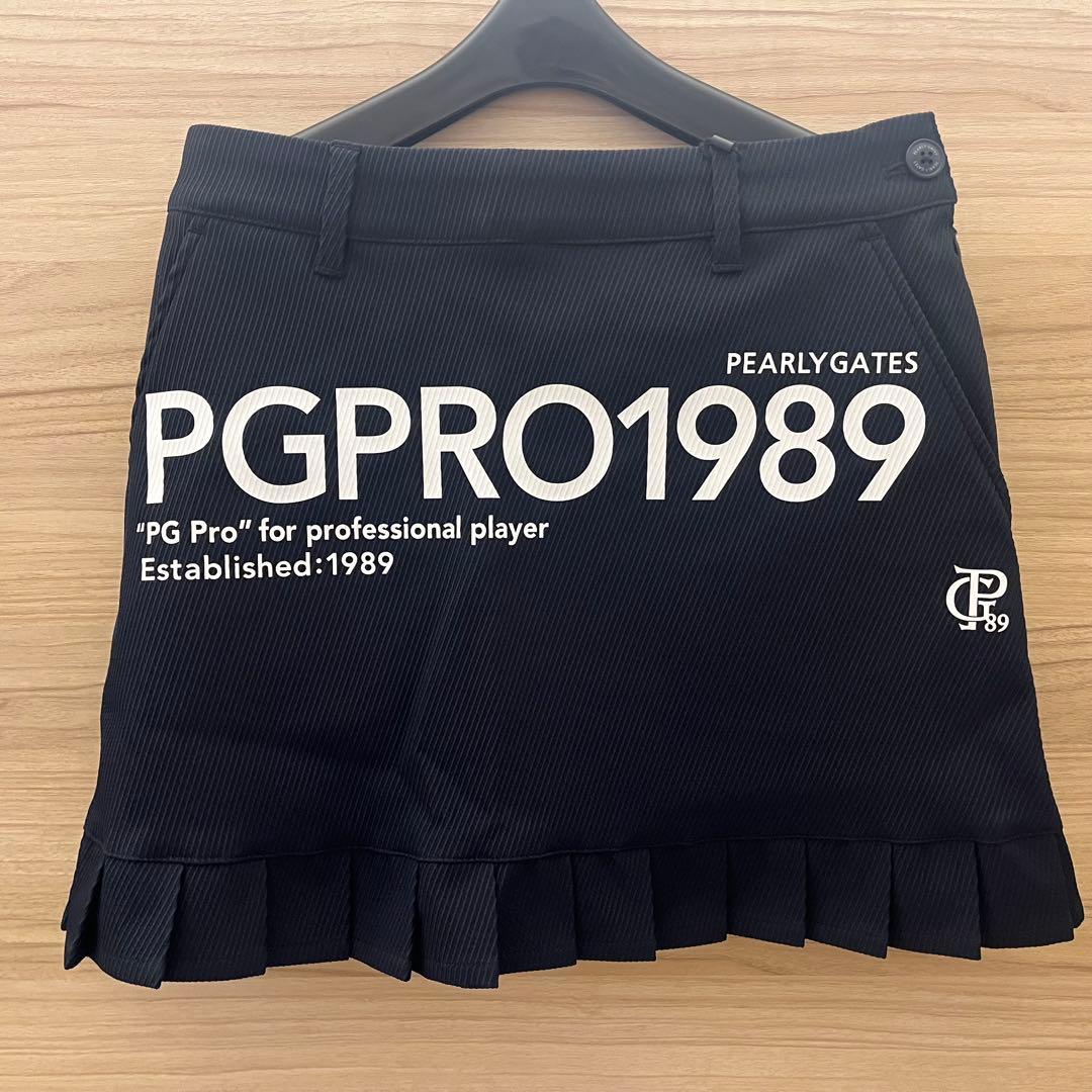 新品★46,200円 パーリーゲイツ モックネック＆スカート 上下２枚セット ０
