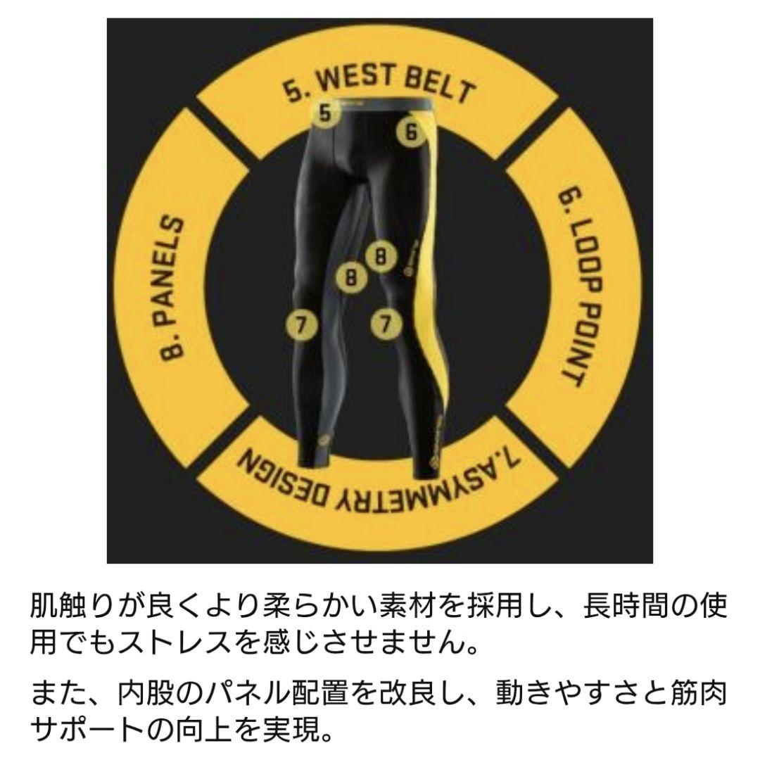 新品タグ付き スキンズ コンプレッション DNAMIC 3/4タイツ Sサイズ