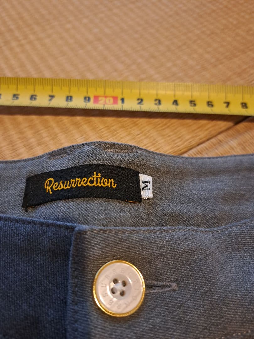 Resurrection グレー スリムフィットパンツ M