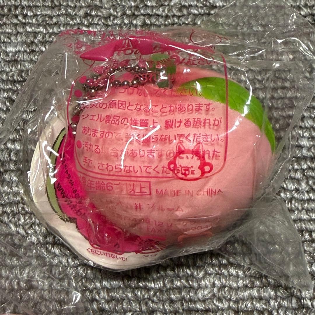 BLOOM オールドブルーム　ジェル　マシュマロ　ストラップ　桃　ピーチ　サル