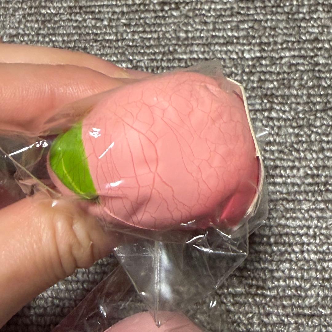 BLOOM オールドブルーム　ジェル　マシュマロ　ストラップ　桃　ピーチ　サル