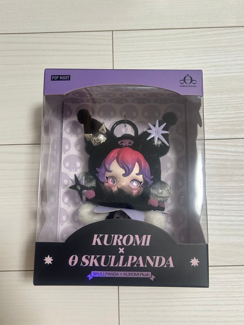 Kuromi & My Melody x SKULLPANDA ぬいぐるみ