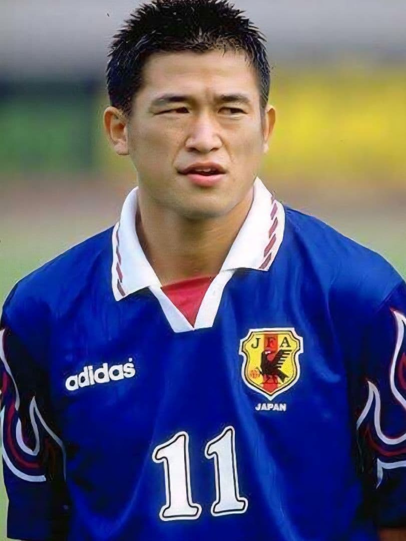 97 日本代表 アディダス 炎 アウェイユニフォーム 三浦知良 KAZU 11