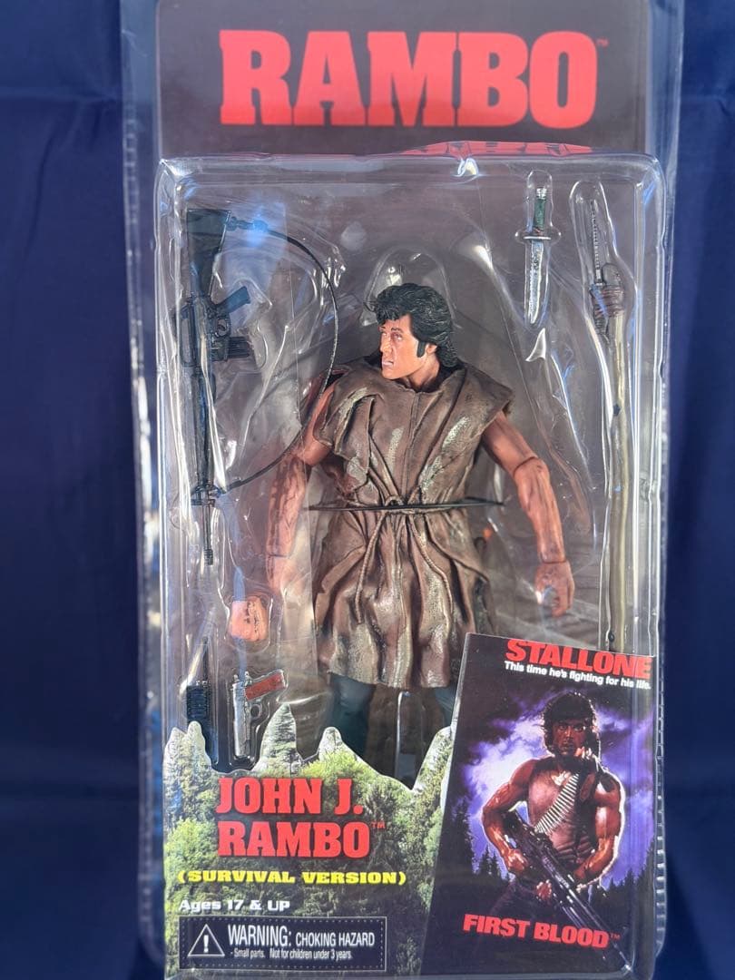希少　未開封　ＮＥＣＡ　ジョン•ランボー　アクションフィギュア　２種類セット