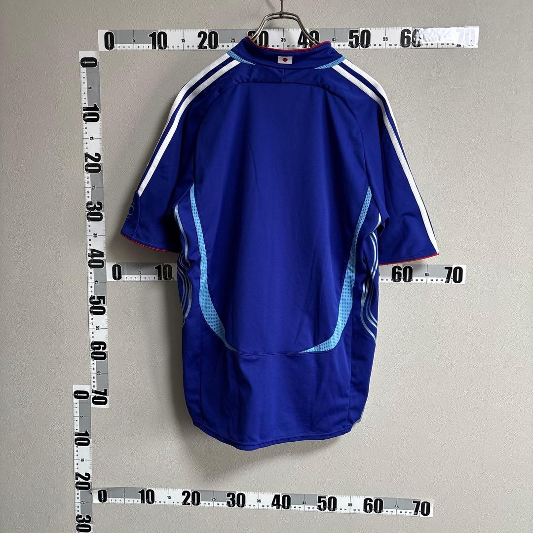 日本代表 adidas アディダス ユニフォーム ゲームシャツ 2006 L 青