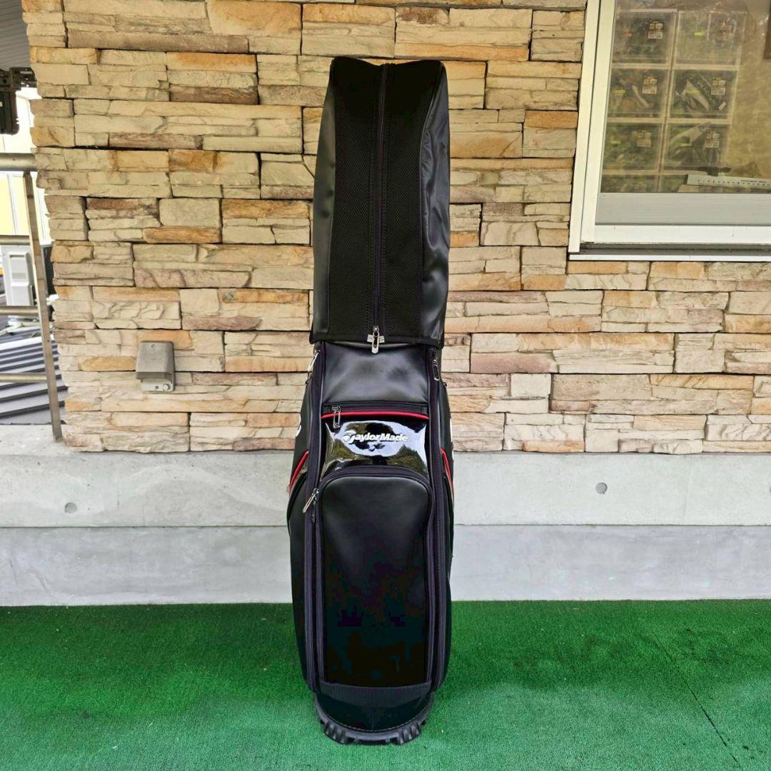 ※最終お値下げ※ TaylorMade キャディバッグ ブラックレッド 9.5型