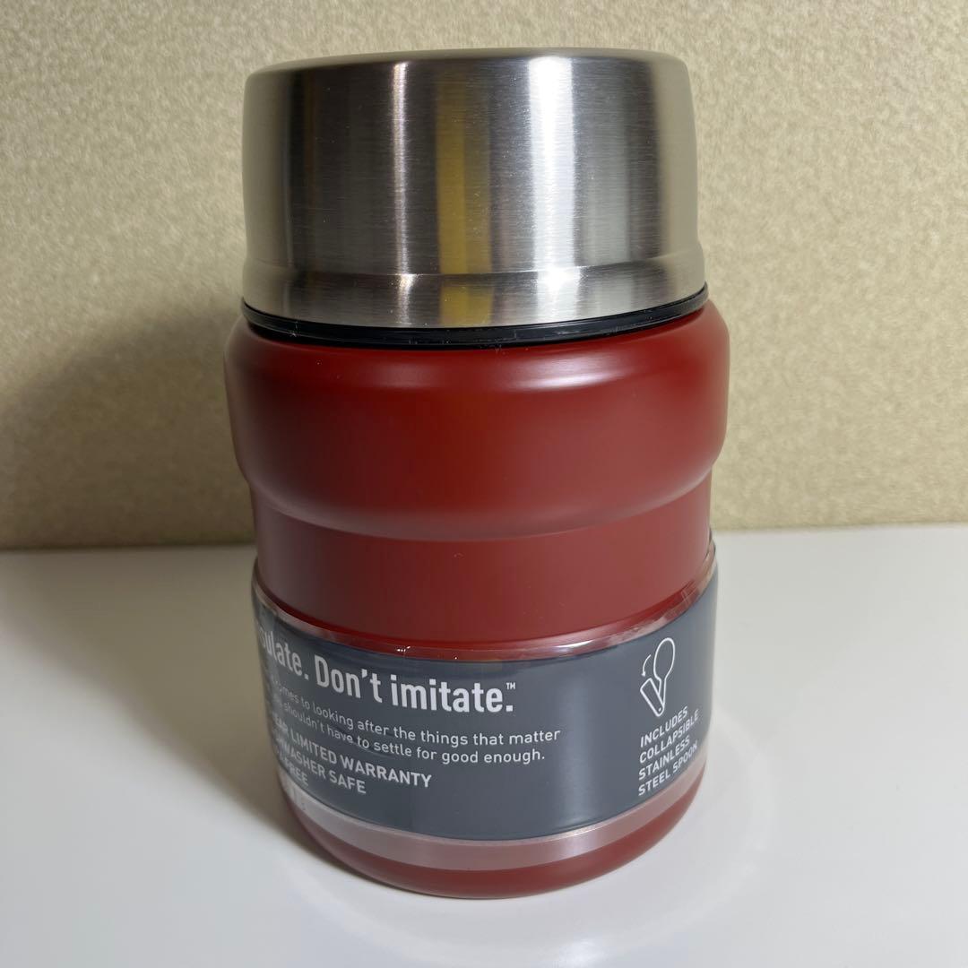 アメリカ限定・新品　サーモスステンレスフードジャー赤16オンス470ml