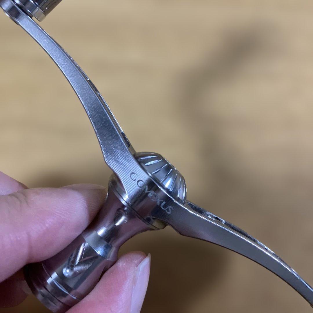 美品　ダイワ用　ゴメクサス　チタン　ダブルハンドル　スタンド　セット