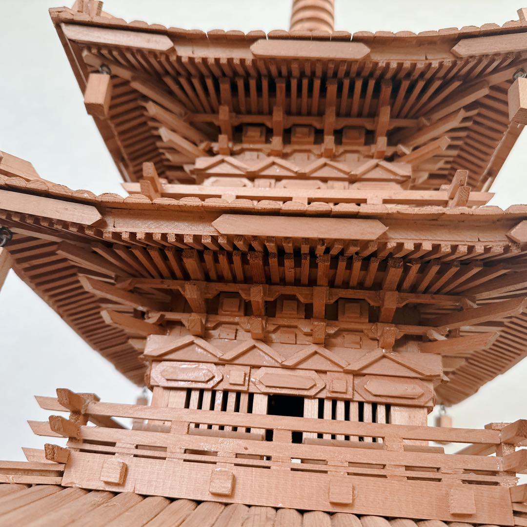 希少 模型 五重塔 約 1/45スケール 120cm レア 送料込 たのメル敏