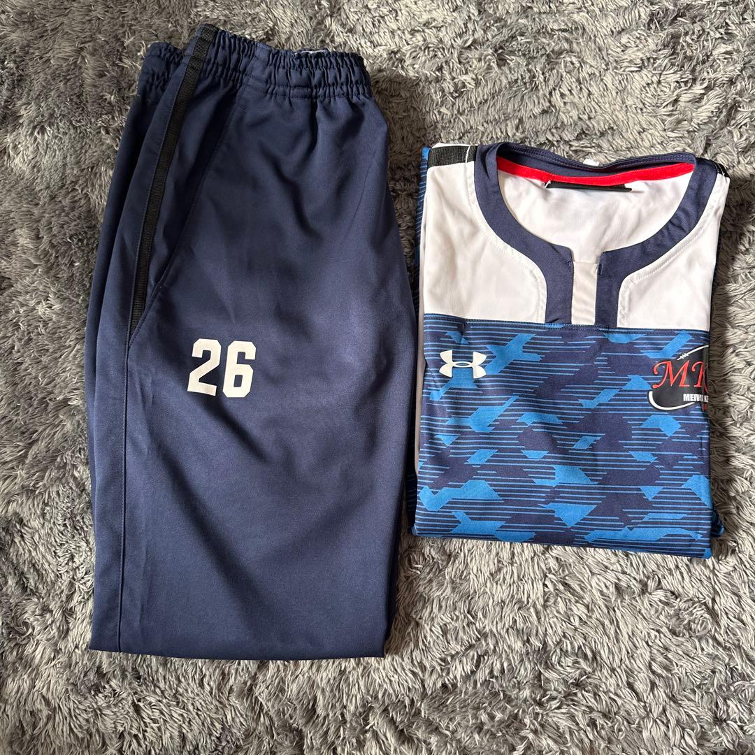 明和県央ラグビー部　Under Armour ウォームアップウェア セット 26