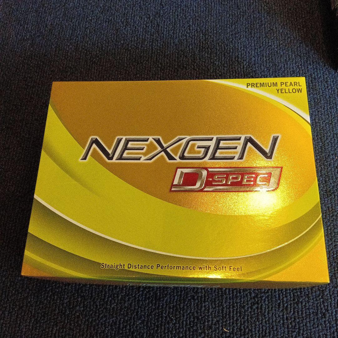 ゴルフボール　Nexgen D-Spec　イエロー　PREMIUM　ホワイト