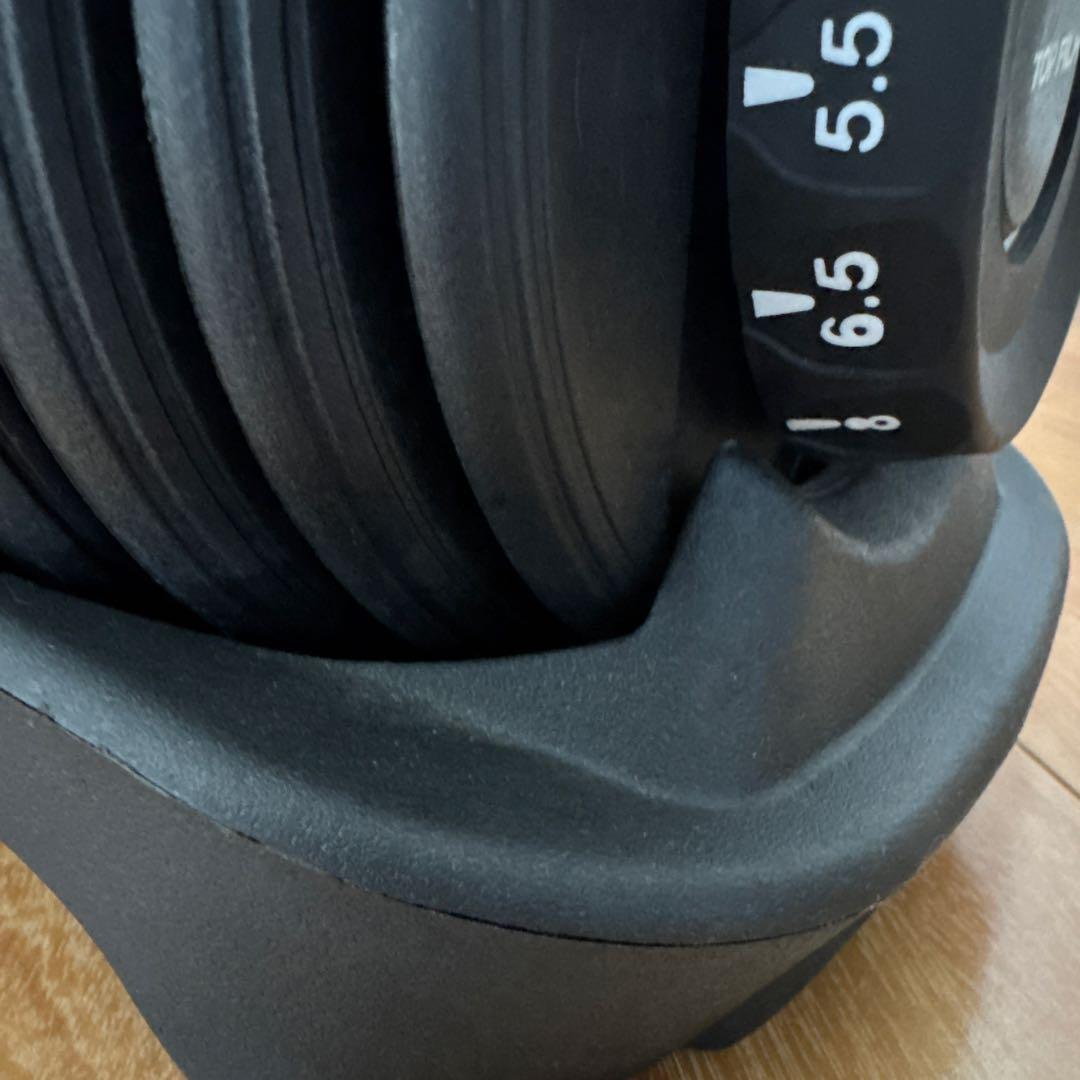 TOPFILM 可変式ダンベル 各24kg 2個セット 平台車付き ②