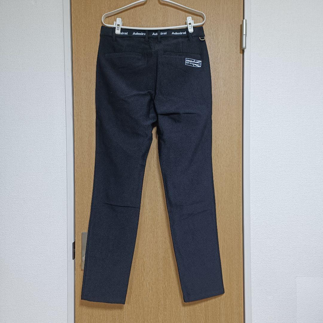 新品アドミラル冬保温ゴルフパンツストレッチ防寒ウォーム起毛パンツL