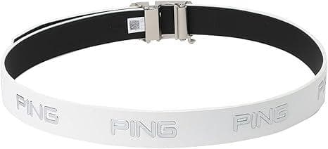 新品/PING/ベルト/ゴルフ/ホワイト/メンズ