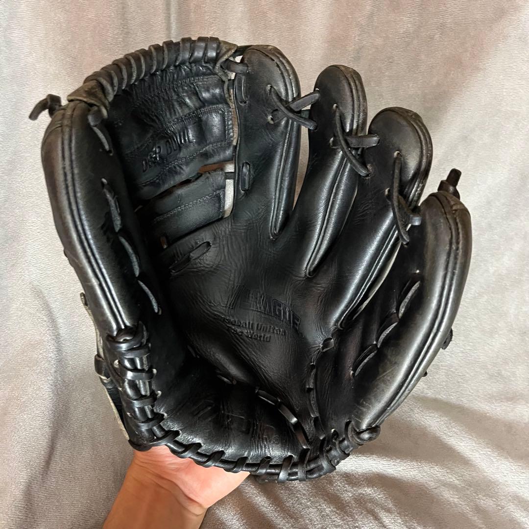 Mizuno ビューリーグ　硬式内野手用グラブ　赤ビュー　Mマーク
