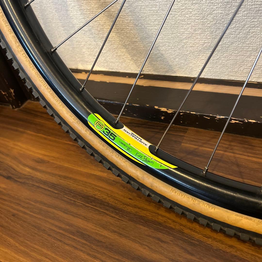 s*p様 velocity P35 SHIMANO FH-M525 手組みホイー