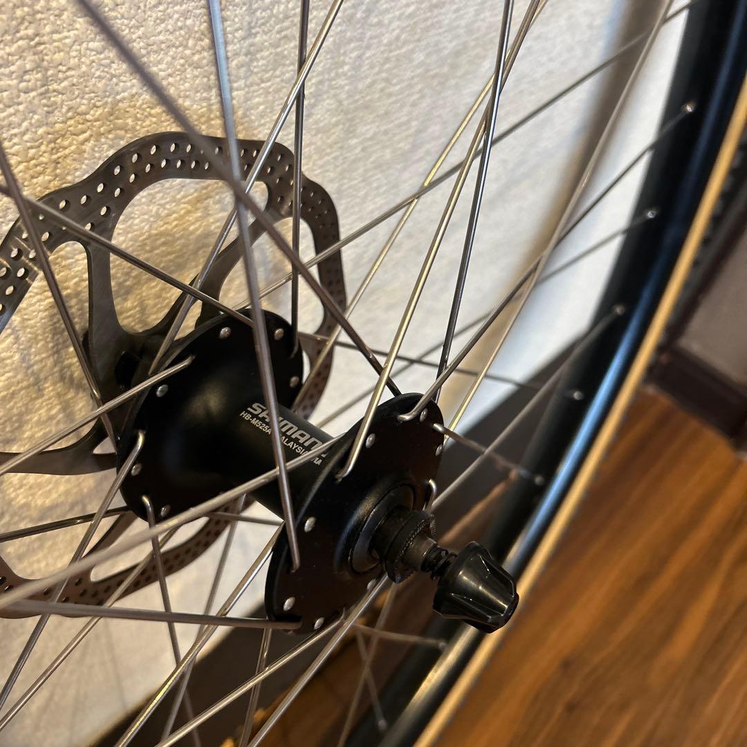s*p様 velocity P35 SHIMANO FH-M525 手組みホイー