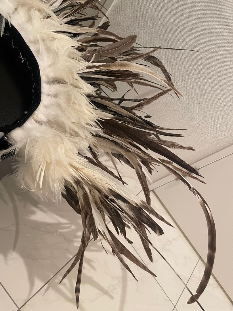 AREMITI ヒップベルト 茶×白　Mサイズ　※シェル破損ありグルーで修理済
