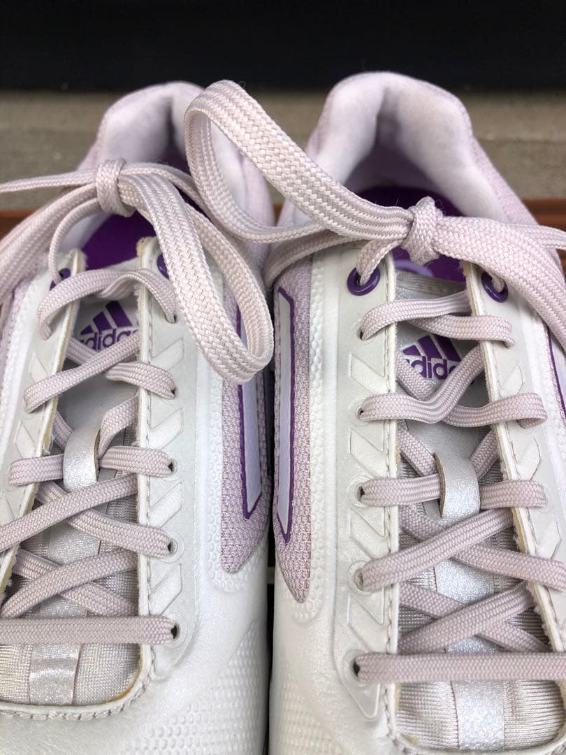 超美品adidas ゴルフシューズ 22.5cm ソフトスパイク