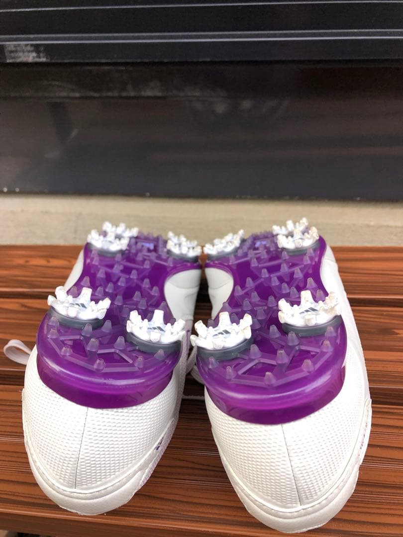 超美品adidas ゴルフシューズ 22.5cm ソフトスパイク