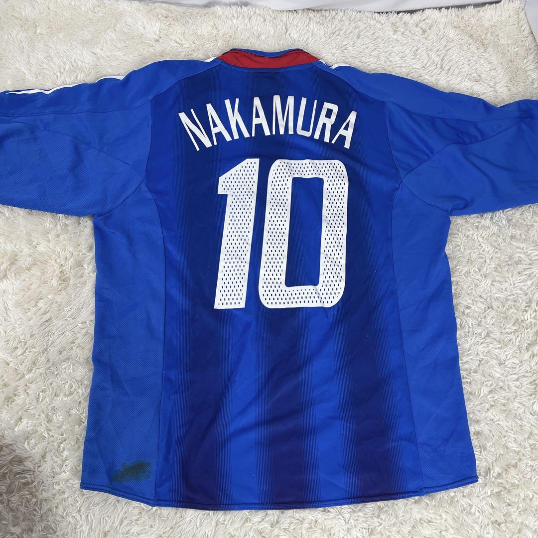 中村俊輔 2004 日本代表 ユニフォーム 背番号10 サムライ　ブルー