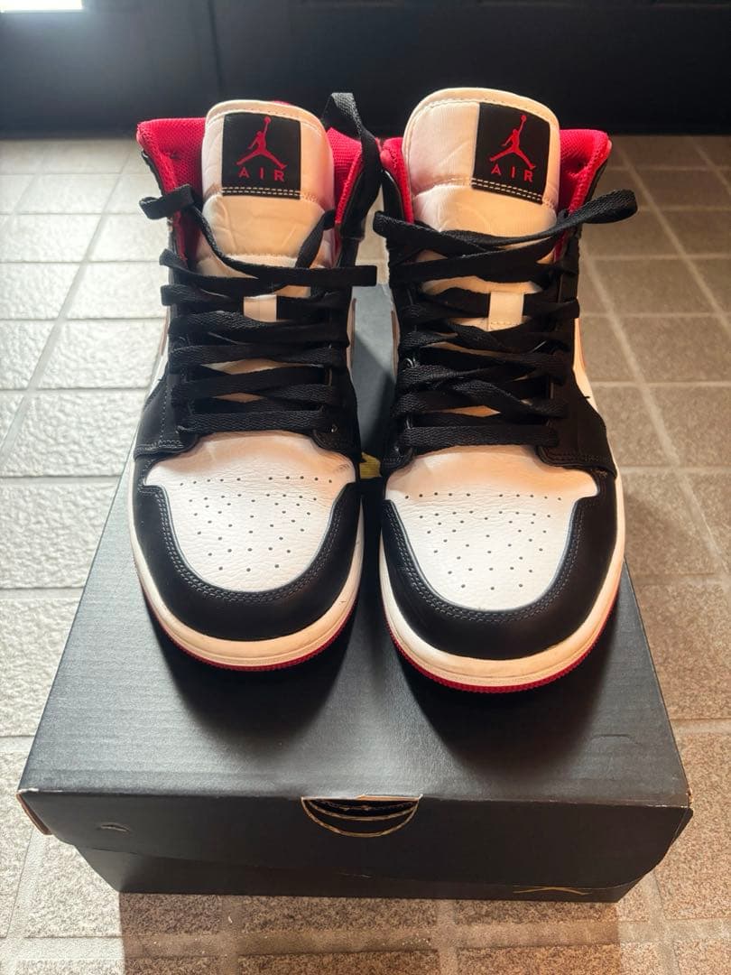 Nike Air Jordan 1 ブラック/ホワイト/レッド【27.5】即買可