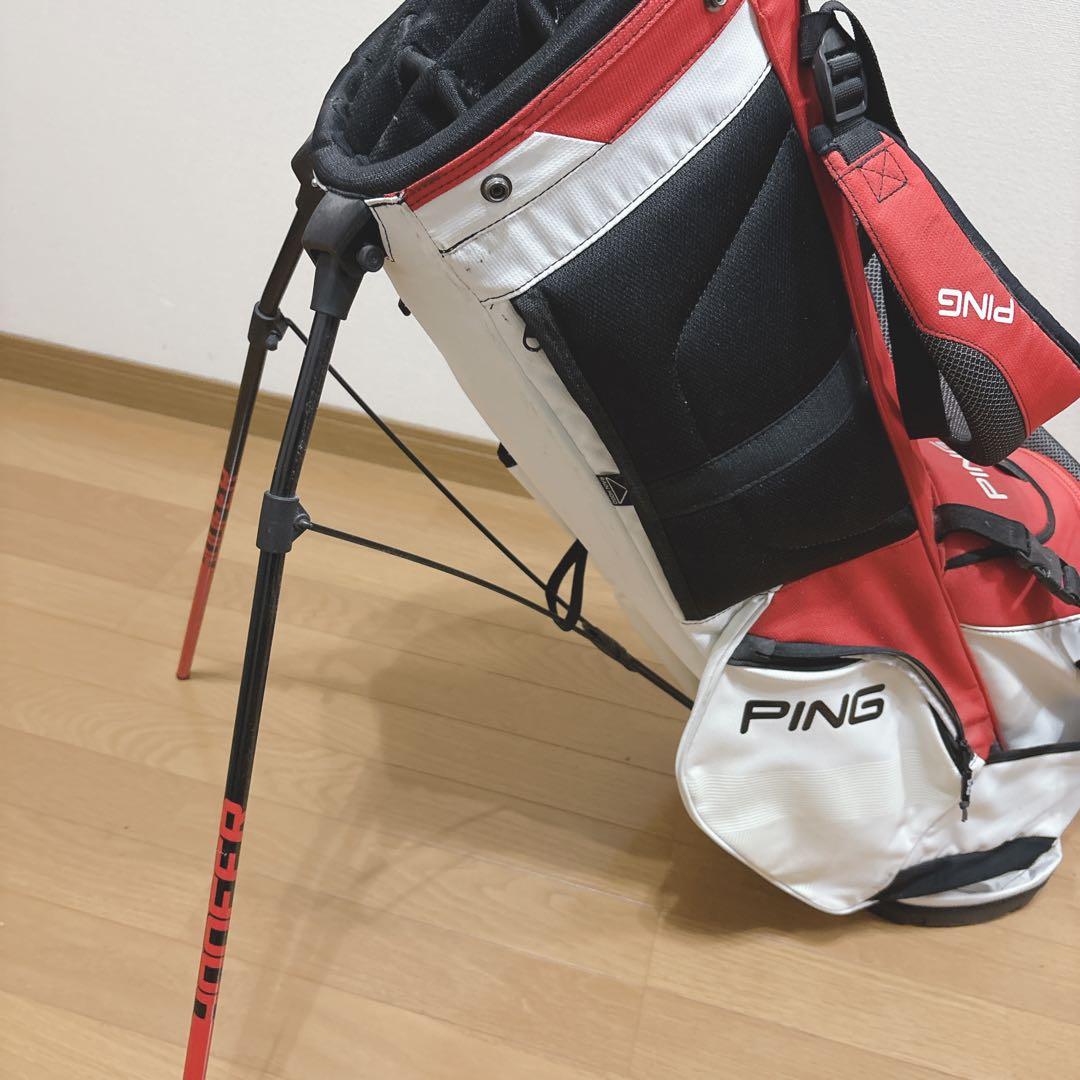 K484 PING スタンドキャディバッグ 14分割 フード無し
