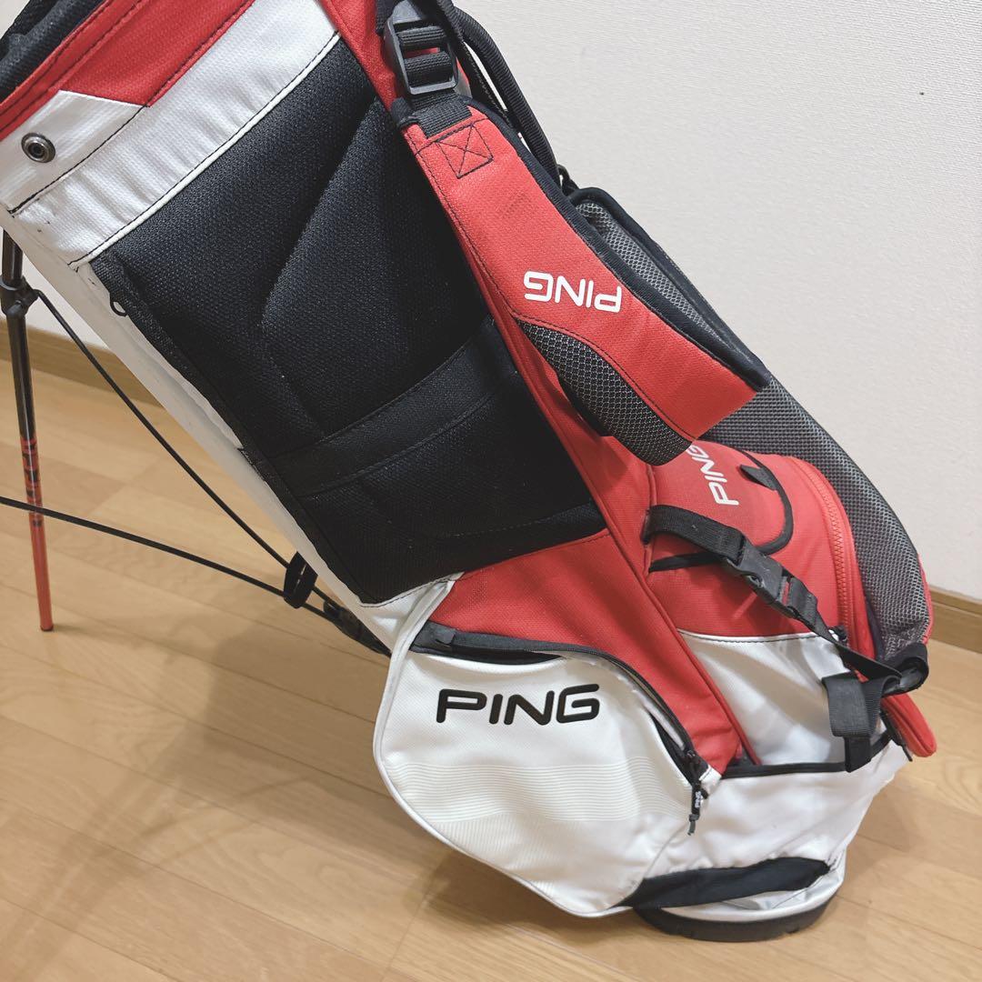 K484 PING スタンドキャディバッグ 14分割 フード無し