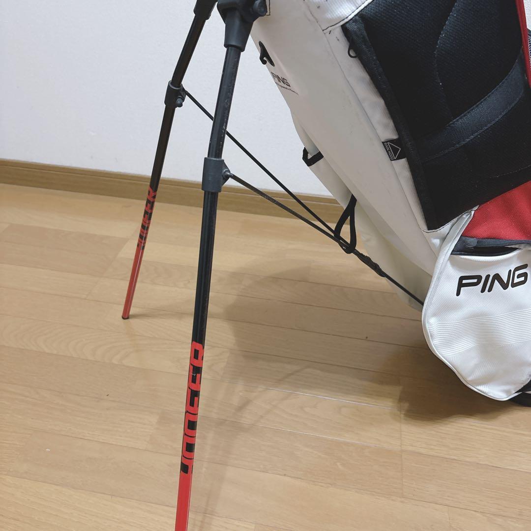 K484 PING スタンドキャディバッグ 14分割 フード無し