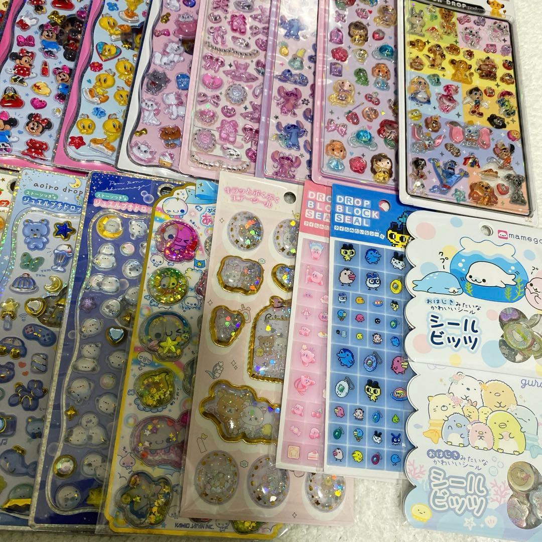 【正規品】プチドロップステッカー ボンボンドロップシール ディズニー まとめ売り