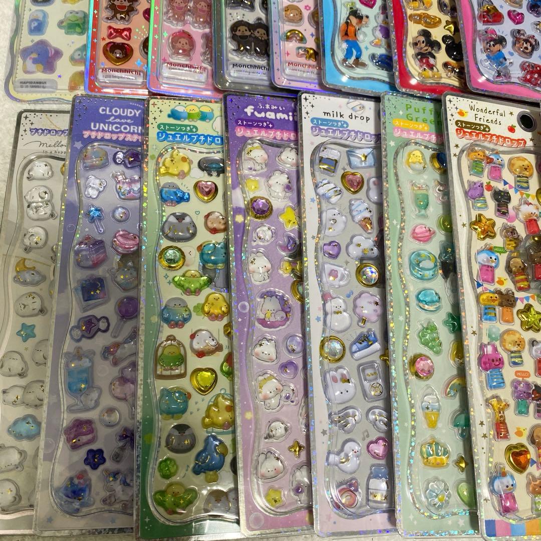 【正規品】プチドロップステッカー ボンボンドロップシール ディズニー まとめ売り