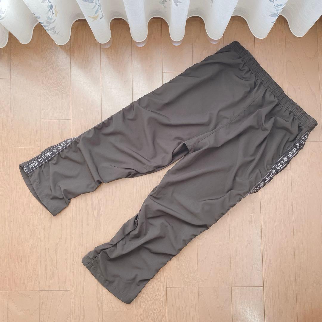 未使用タグ付 Marble フィットネスパンツ L黒 クシュパン 筋トレ催事限定