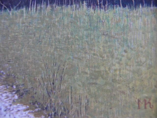 小泉正彦、【白い道　夏の南プロヴァンス】、希少な画集画