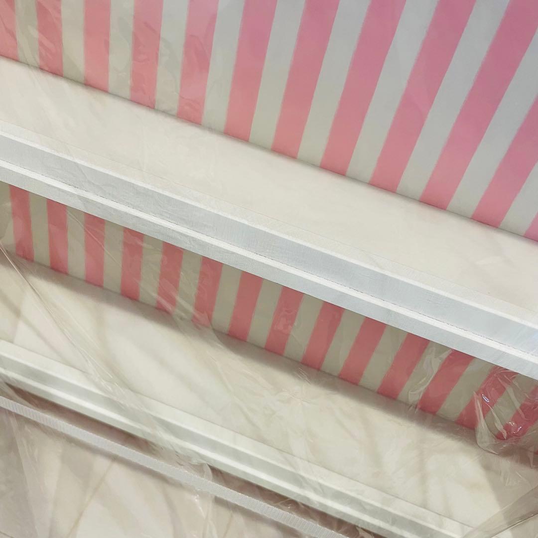 調味料ラック　ピンク　おしゃれ　可愛い　コレクション棚