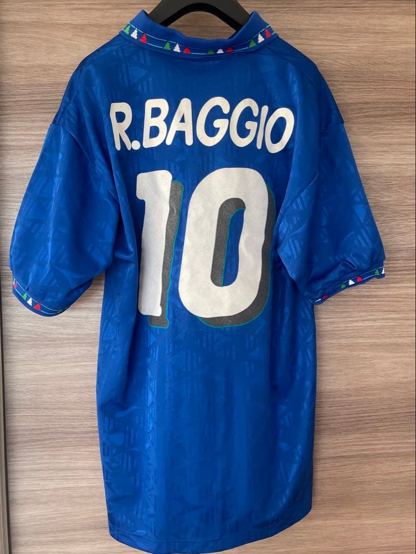 K*e様 ロベルトバッジオ　イタリア代表レプリカユニフォーム　94年W杯　R.B