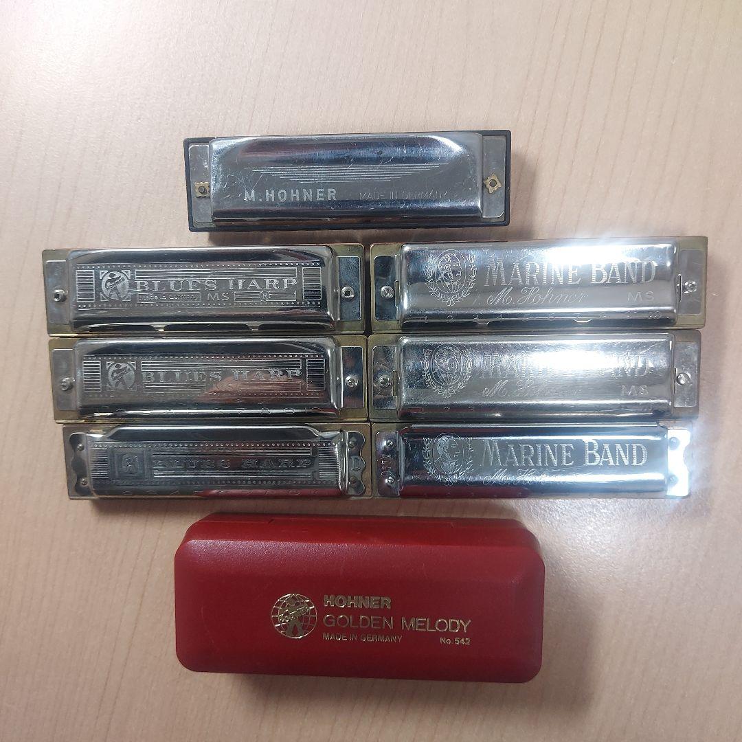 【７本セット】HOHNER　ブルースハープ・マリーンバンド・スペシャル２０