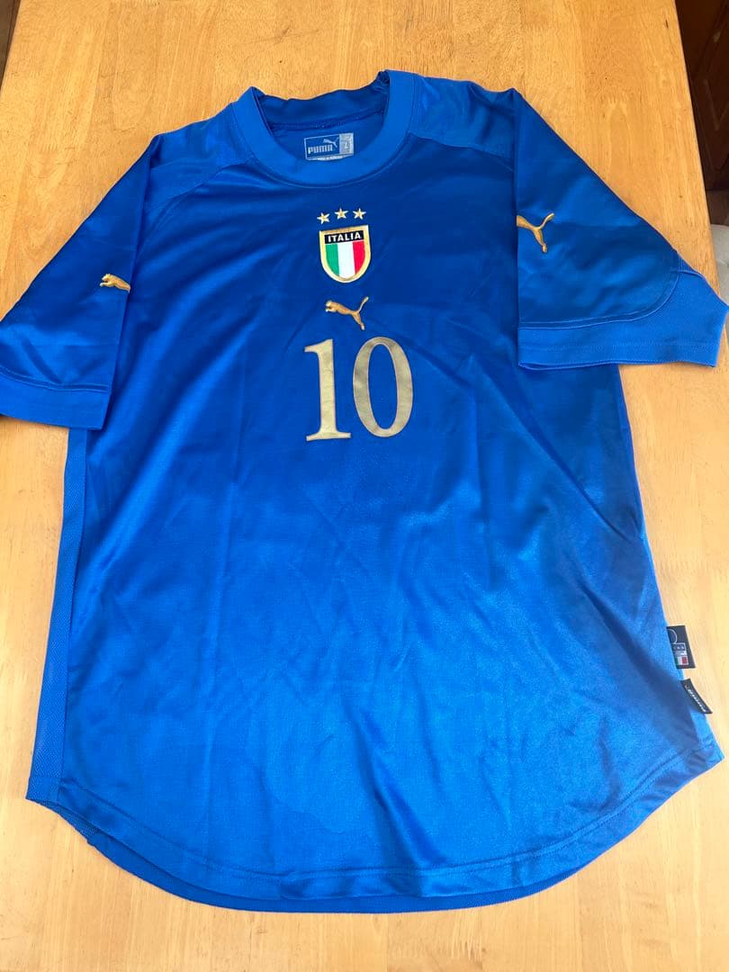 特価 中古 正規品 イタリア代表 04 R.バッジョ Lサイズ