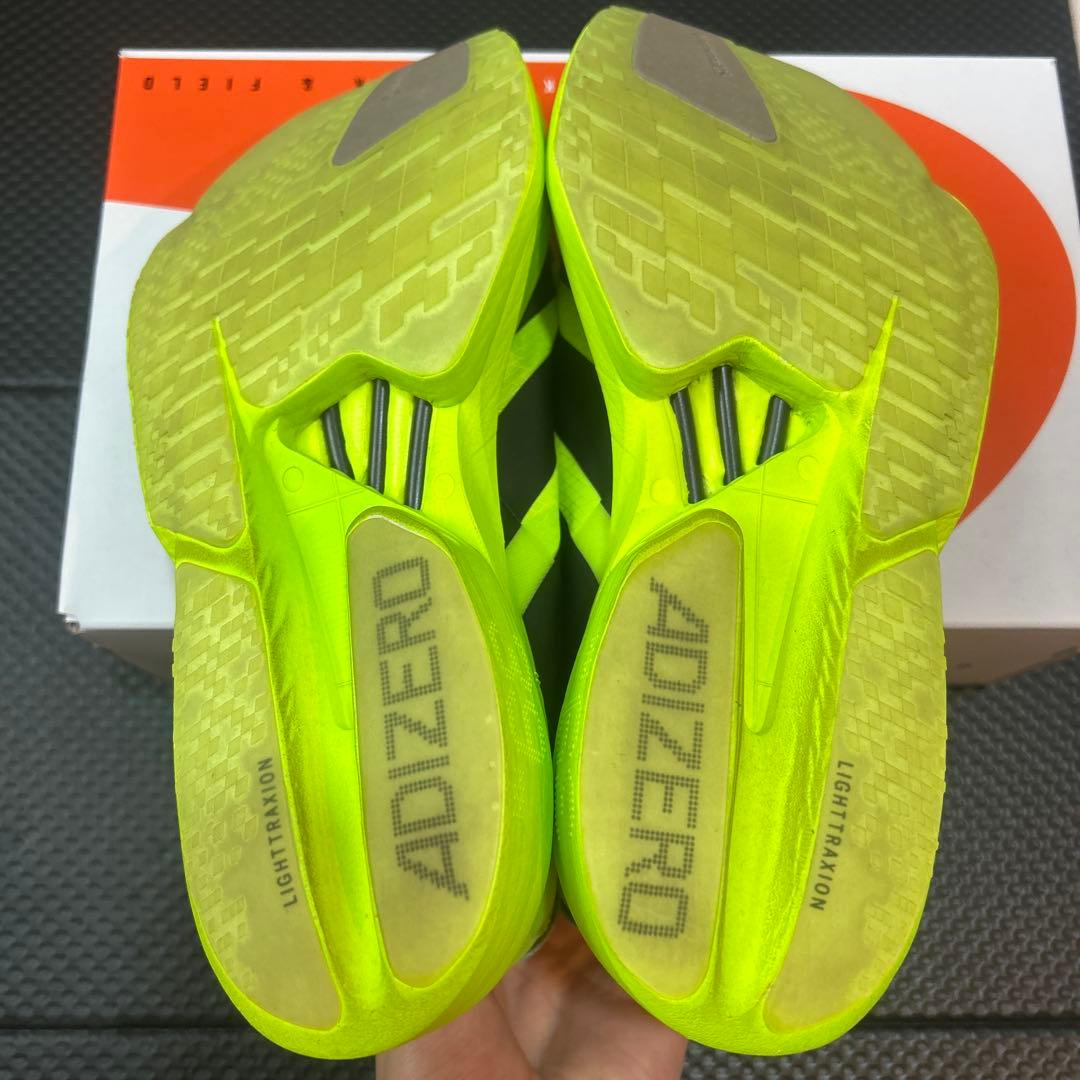 ADIDAS アディオスプロ4 蛍光イエロー　27cm