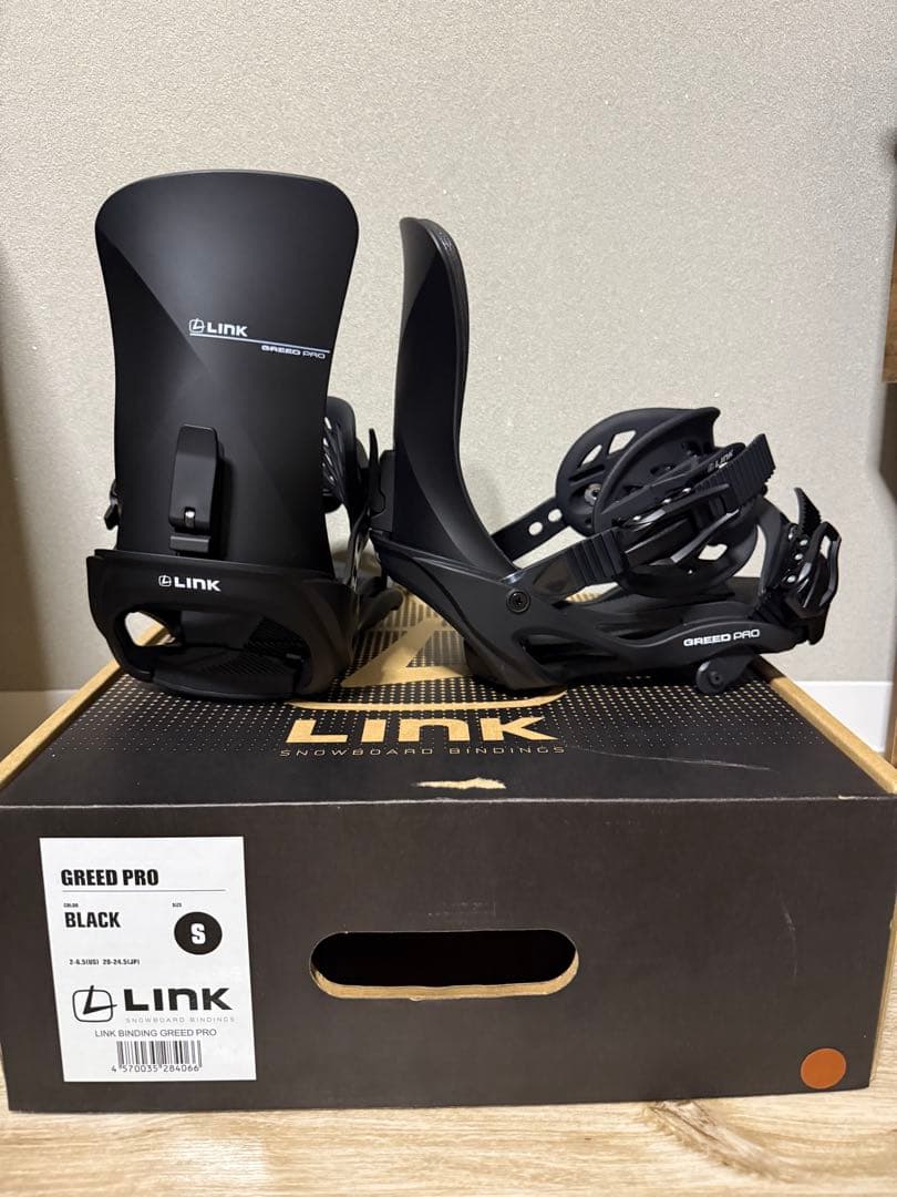 【極美品/24-25】Link GREED PRO ビンディング Sサイズ 黒