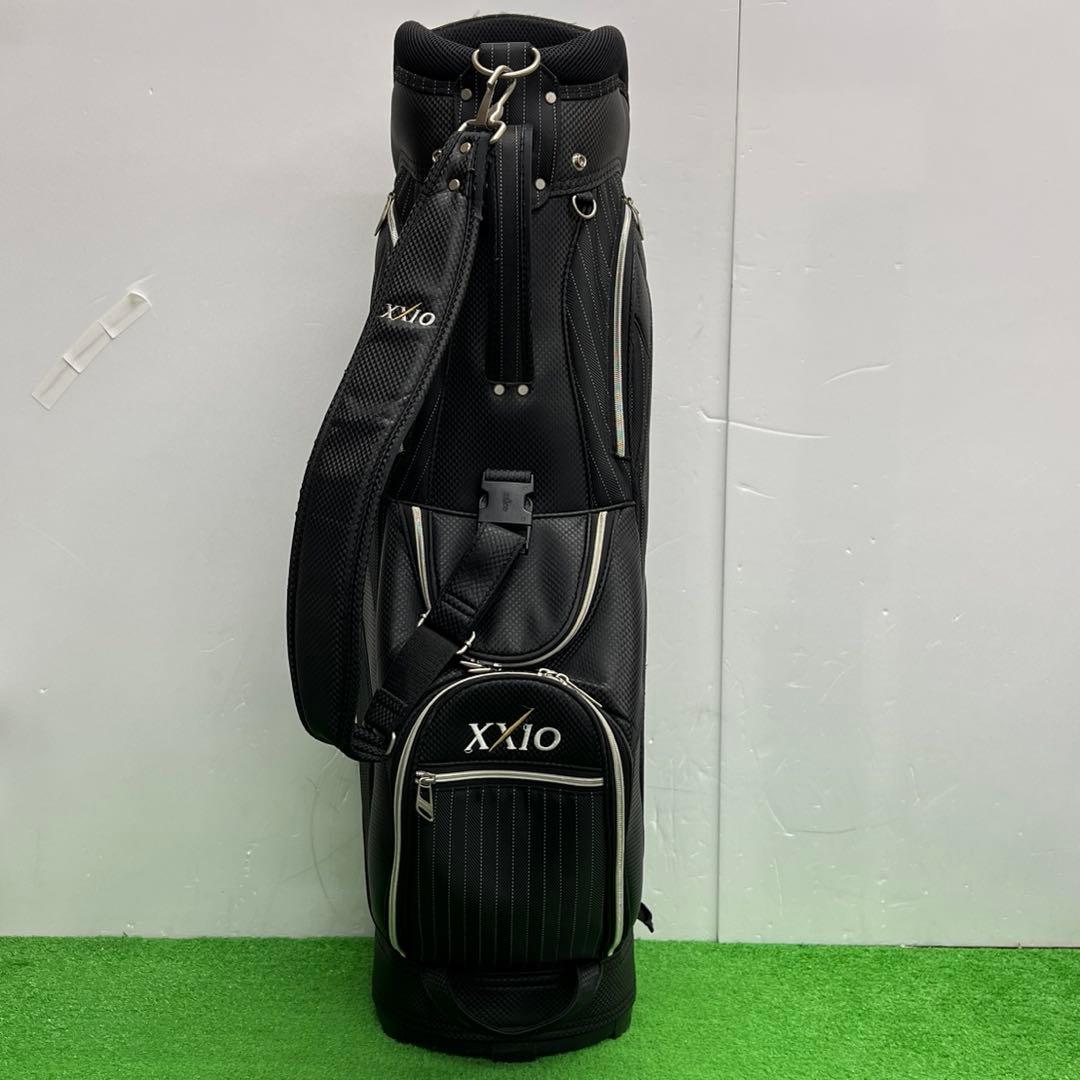 ゼクシオ　XXIO ブラック　メンズ　9インチ ゴルフバッグ　キャディバッグ