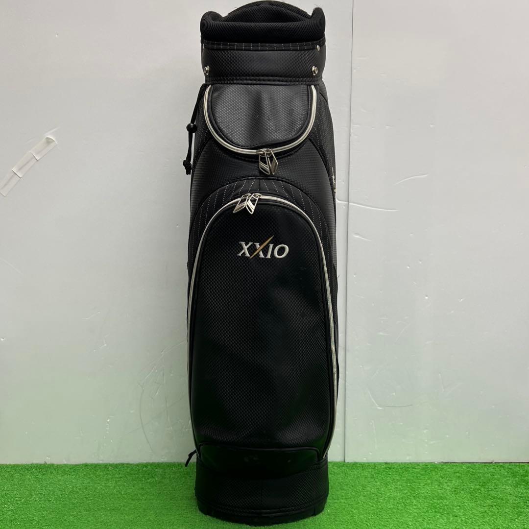 ゼクシオ　XXIO ブラック　メンズ　9インチ ゴルフバッグ　キャディバッグ