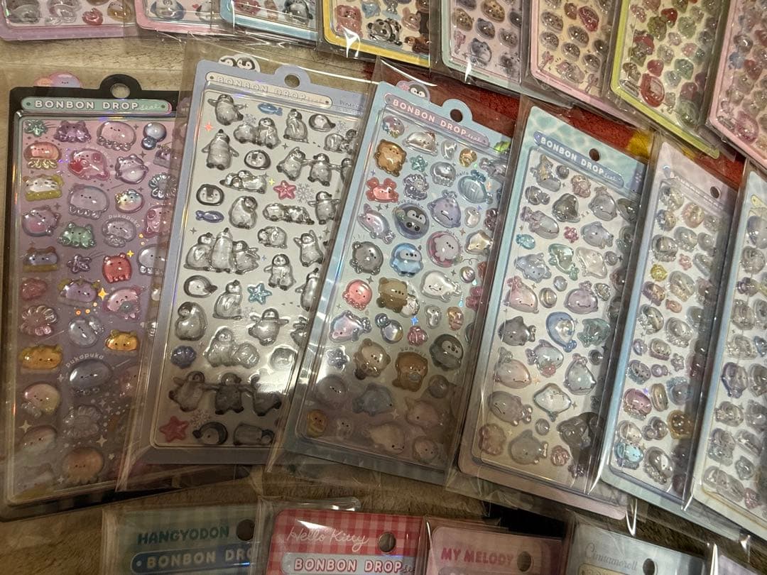 ボンボンドロップシール 正規品 プチトレイン 水族館限定 まとめ売り セット売り