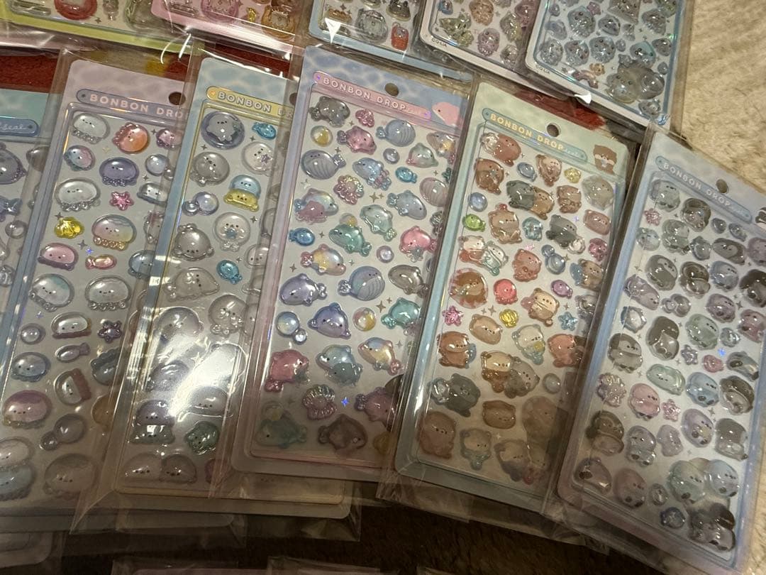 ボンボンドロップシール 正規品 プチトレイン 水族館限定 まとめ売り セット売り