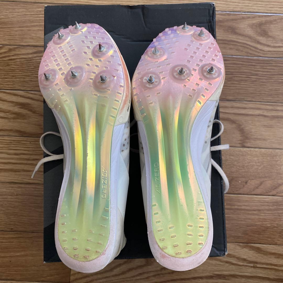 ADIZERO プライムSP2スパイクシューズ ホワイト/グレー26.5