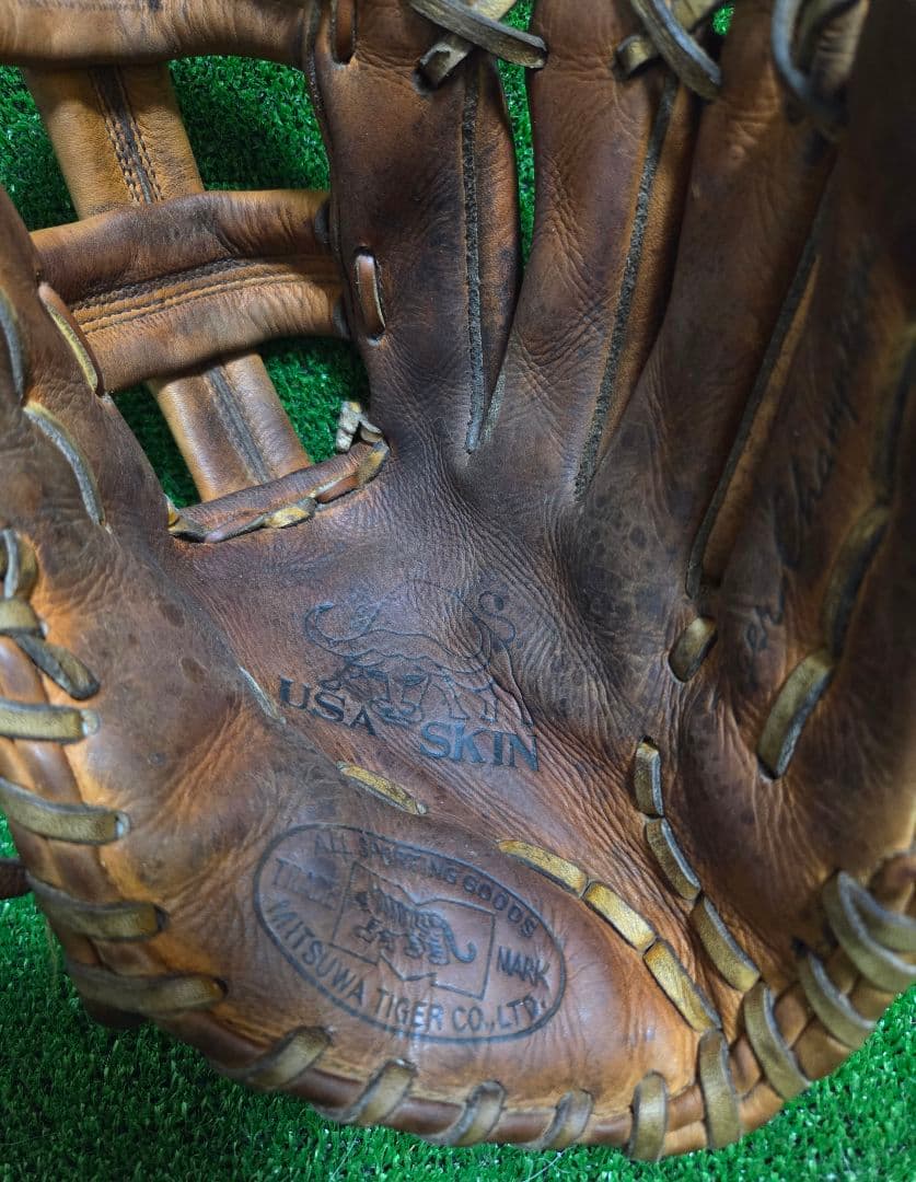美津和タイガー阪神タイガース藤田平選手実使用品