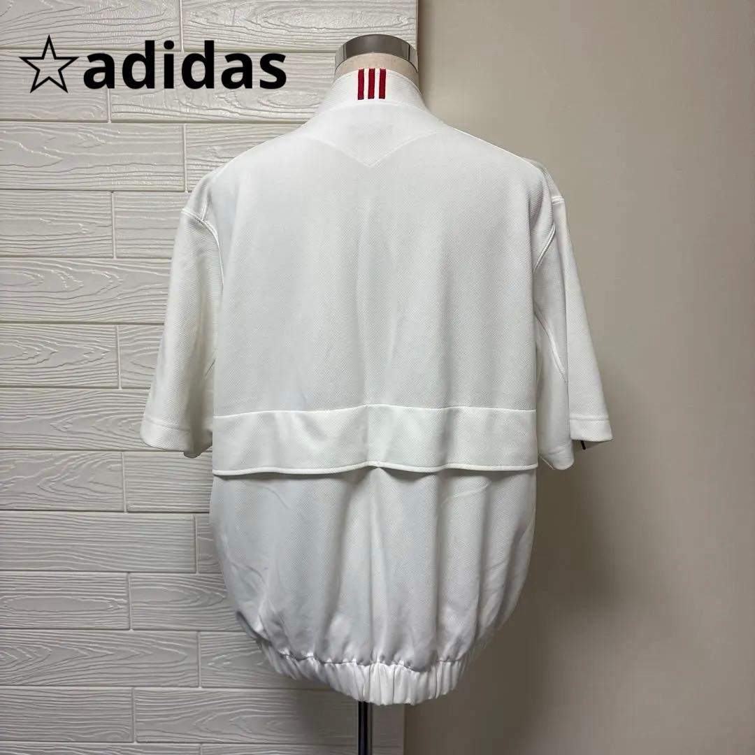 adidas golfハーフジップ シャツ メンズ アディダスゴルフ　L/G