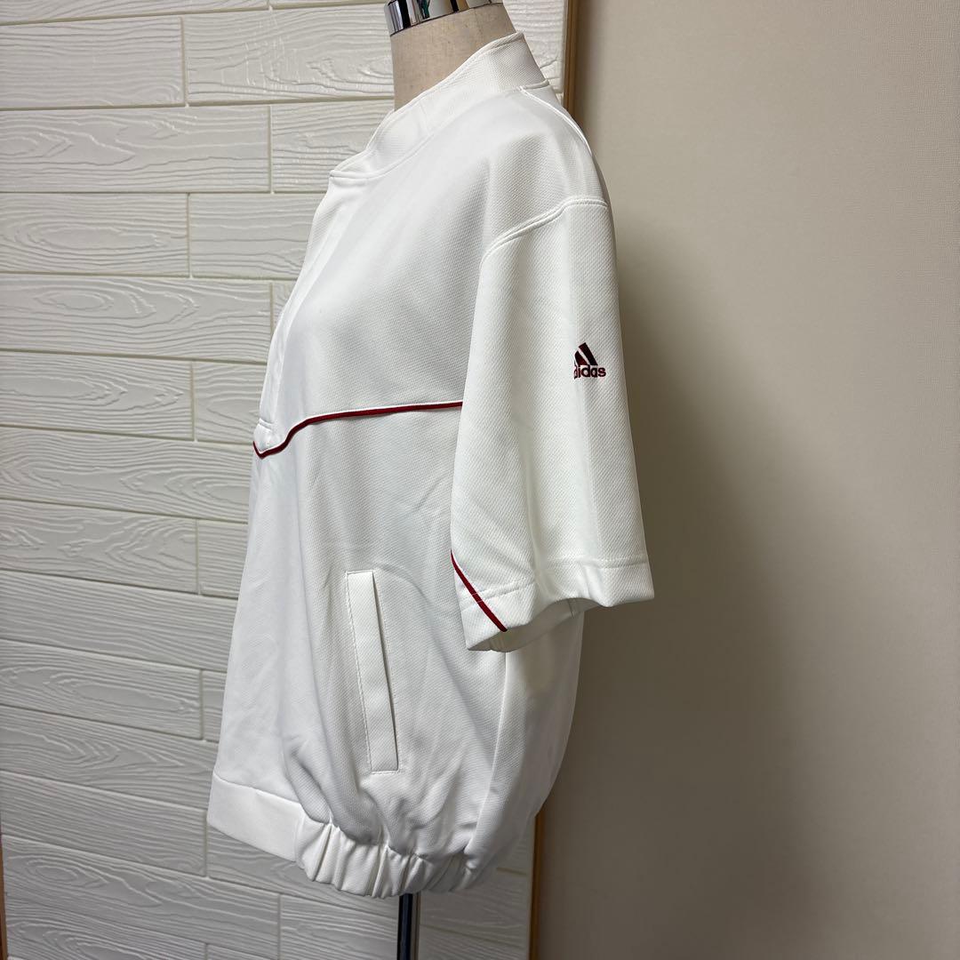 adidas golfハーフジップ シャツ メンズ アディダスゴルフ　L/G
