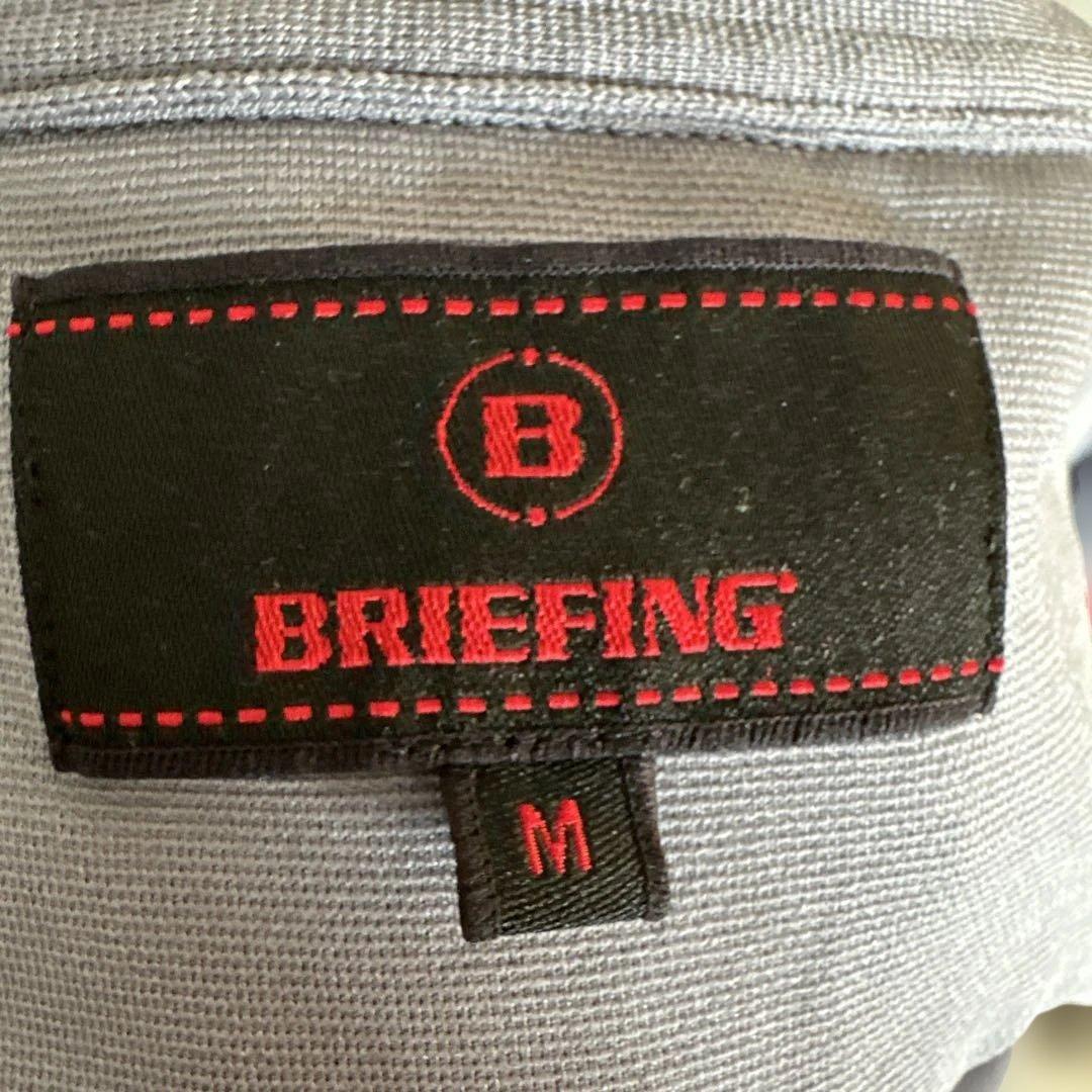 BRIEFING ブリーフィング ゴルフ ポロシャツ メンズ M グレー