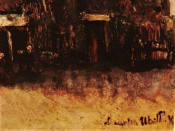 モーリス・ユトリロ、『ランスの聖堂』、希少画集画、高級新品額・額装付