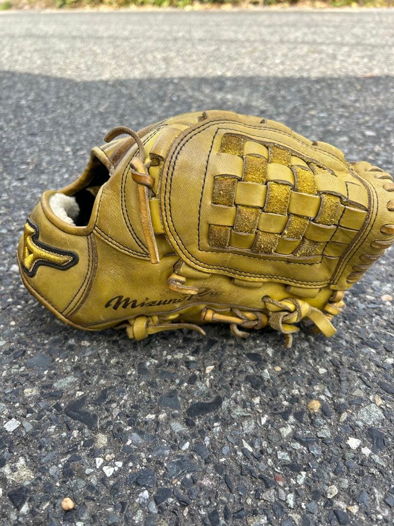 Mizuno 軟式グローブ イエロー